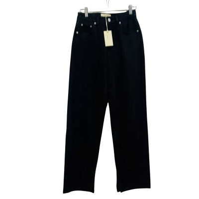 BNWT Nude  Lucy Vintage Black Split Hem Jeans Size 24 RRP $ 150.00