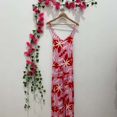 Iris Maxi  Womens  Size 14 Jumpsuit Pink 