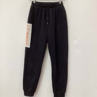 Huffer Womens  Size 6 Black  / Orange / White track pants 