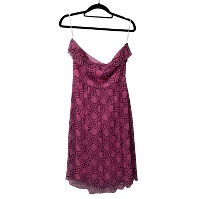 BNWT Wish 100% Silk Size 12 Strapless Dress Pink  rrp$159.95