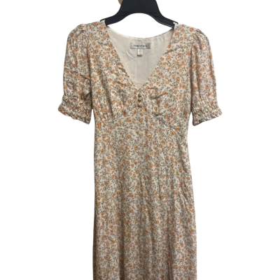 Forever New Womens  Size 6 Floral Dress Orange / White 