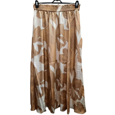 SEED HERITAGE Size 12 Satin Printed Skirt 