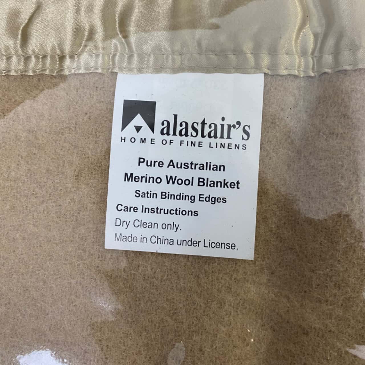 New Alastair’s Australian Merino Wool Brown Double Bed Blanket(s)