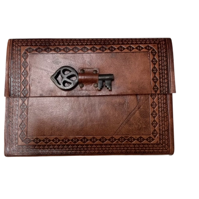 Nero Australia handmade artesian stationary in leather boundaries recycled cotton pages