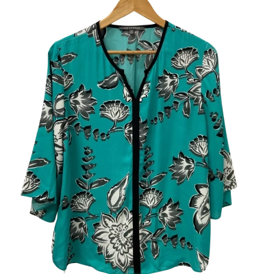 Liz Jordan Womens  Size 12 3/4 Sleeve Top Multicoloured 