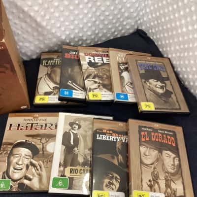 The John Wayne 9 Disc Collection DVD Set 
