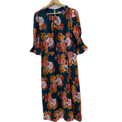 Review Womens   Floral Dress Multicoloured Size 14