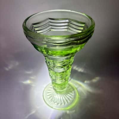Collectable Green Depression Parfait Glass