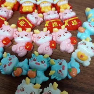 Lunar New Year Assorted Flat Charms x 22