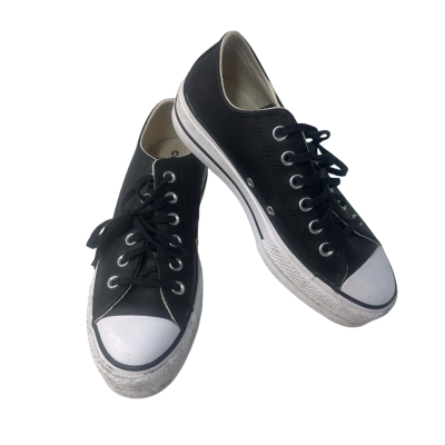 Converse  Size 39 Black  shoes