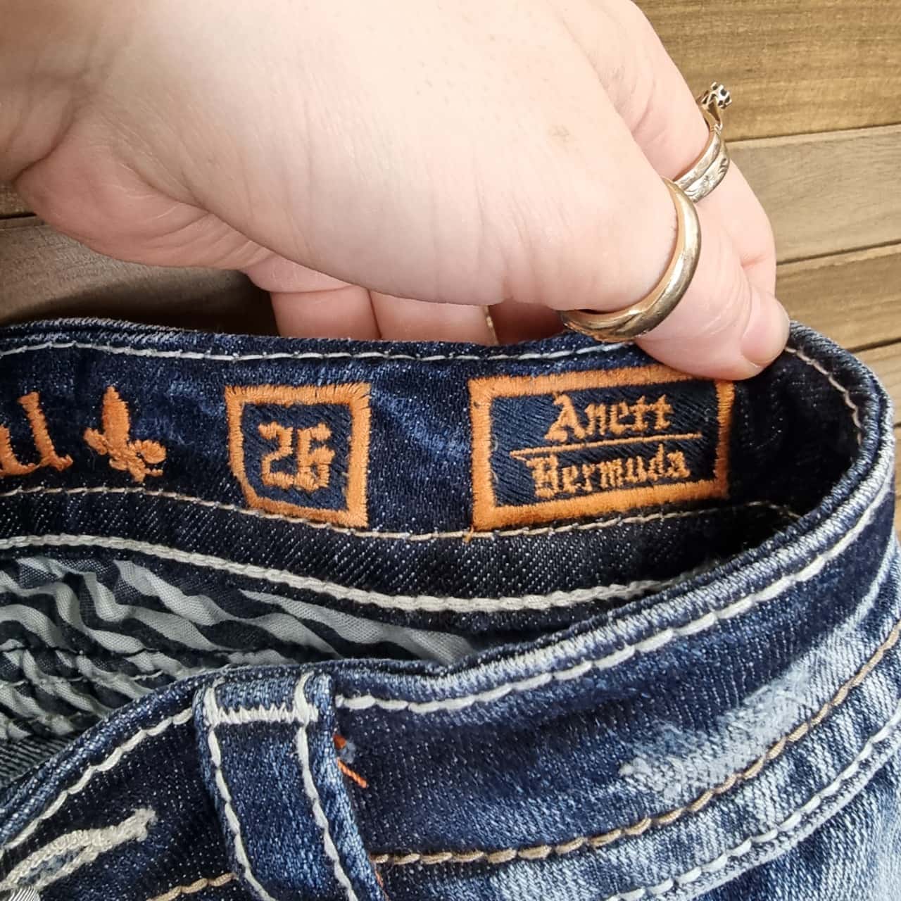 Rock Revival Anett Bermuda Denim Short 