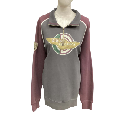 DUCATI - NEW  Mens  Size XXL Jumper Grey / Maroon 