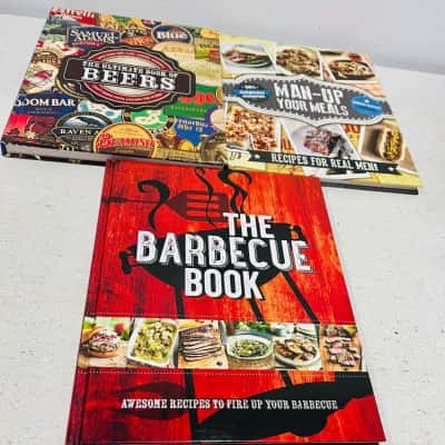 FATHERS DAY -The Guys Guide to Food & Drink Hardcover Book Pack - 3 Books 