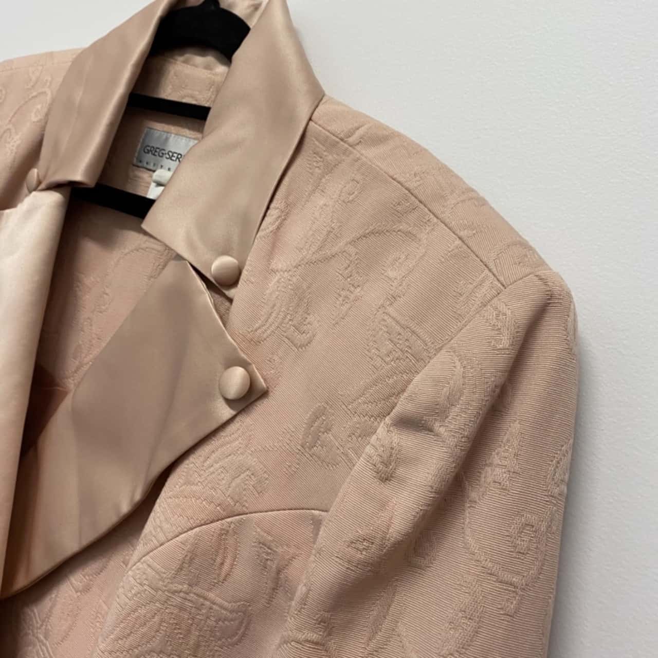 Vintage Greg Sernack Womens Size 14 Blazers Orange/Peach(s)