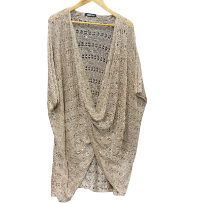 Womens Taking Shape Poncho Plus Size Champagne/Gold