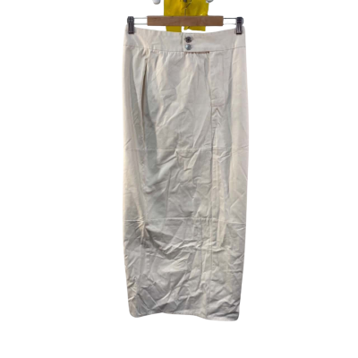 BNWT White Fox Maxi Skirt Cream Size S 