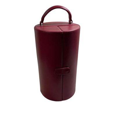 Red travel jewellery box