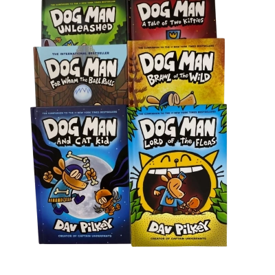 Dog Man Set of 6 Books 