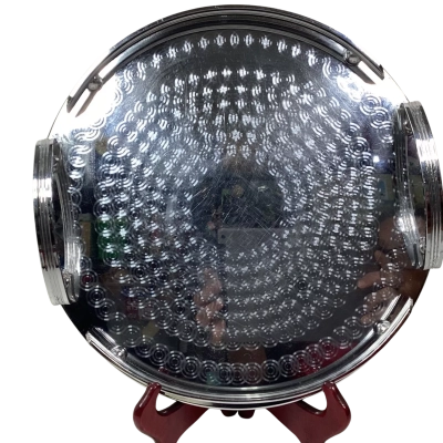 Vintage Ranleigh Stainless Steel round serving tray 29 cm