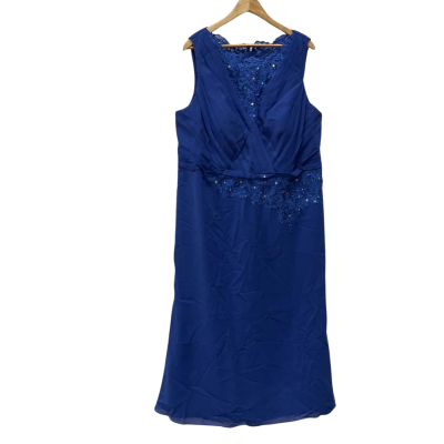 JJ's House Womens  Size 16 / 18 Bridal / Bridesmaid Dress Royal Blue 