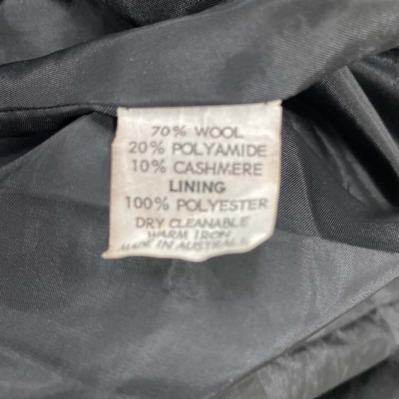 David Jones Womens Size 14 Winter Jacket Black / Grey (s)