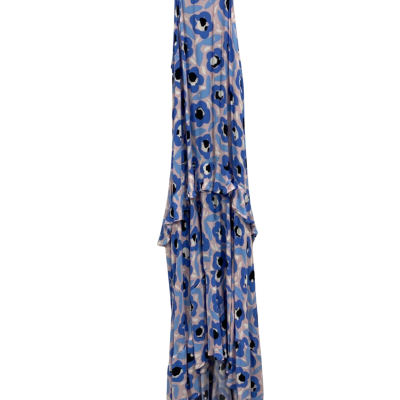 Mister Zimi  Size 8 Maxi Dress Shoe String Straps  Black  / Blue / Pink  