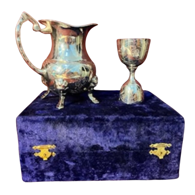 Vintage Cheers – Harcourt A1 Silver-Plated Liqueur Set