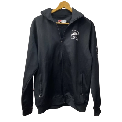 Nike Mens  Size L Black Zipper Jacket