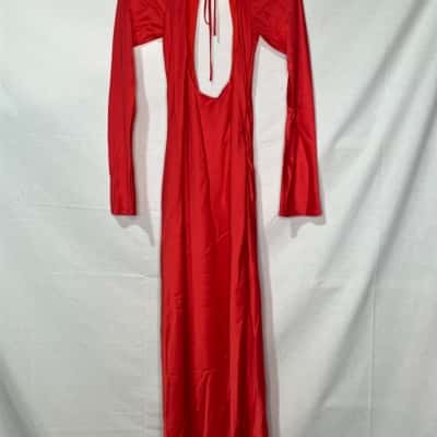 Lover Red Scoop neck Long dress (doesn’t include bandeau) Size 8