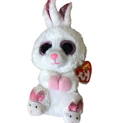 TY Classic White Rabbit  'Beanie Boos'