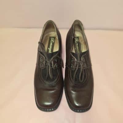Vintage Romangeli women's leather walking oxfords Size 36