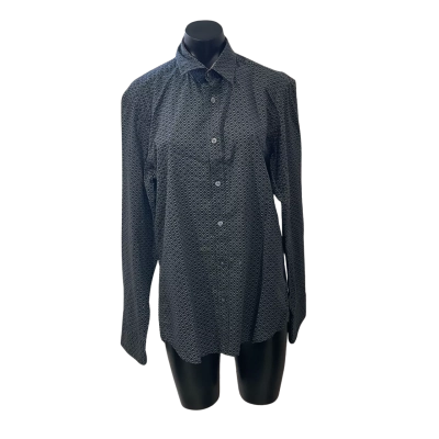 Boss Hugo Boss Mens  Size M Business Shirt Black  / Pattern 