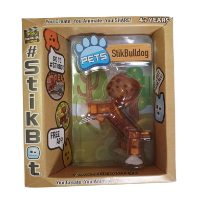 StikBot Pets Stik Bulldog - New In Package