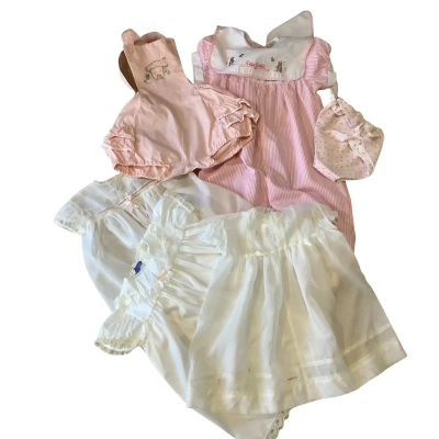 Vintage*  Six Vintage Baby Outfits.  Size 6mths- 22mths 