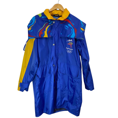 Bonds Sydney Olympics Blue Raincoat L