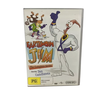 5 Disc set of “EarthWorm Jim: The Complete Series”
