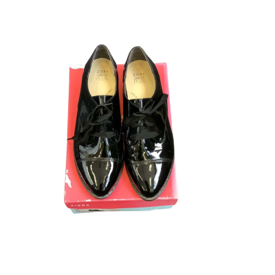 In Box Ziera Womens Size 44 XF, AUS 13.5 Saville Monaco Shoes Leather Black Patent