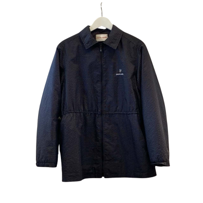 Pierre Cardin Womens  Size L Windbreaker Black  / White 