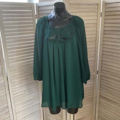 Autograph Womens  Size 20 Blouse Green 