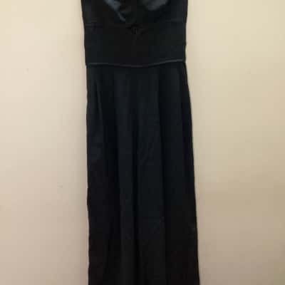 Seed Heritage Womens  Size 8 Sleeveless Jumpsuit Black  