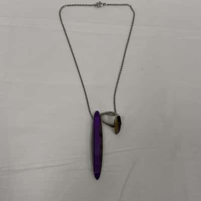 Calvin Klein Women's CK Marked Necklace + Ring 