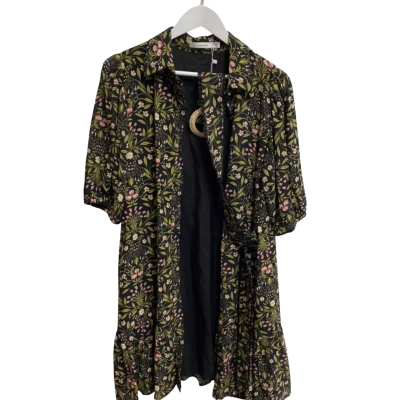 Lorraine Womens  Size 12 Wrap Dress Floral 