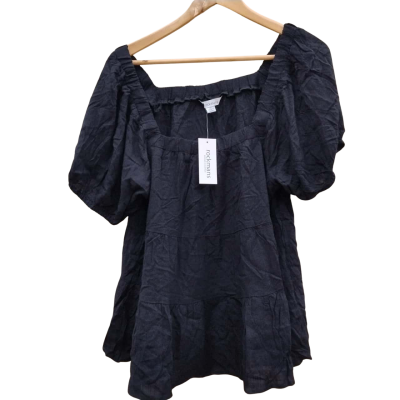 Rockmans Womens Size 14 Off-the-shoulder Top Black (5)