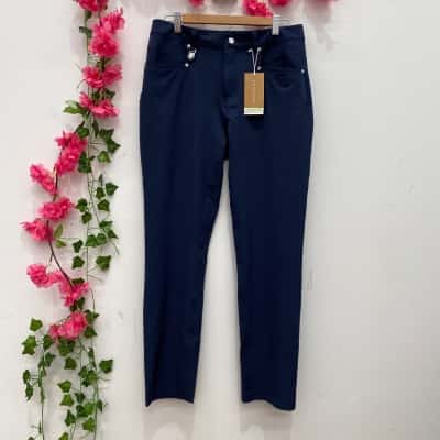 Rohnisch Womens Golf / Performance Pants Size 44 Navy Blue 