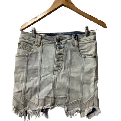 AJE Womens  Size 10 Mini Skirt Blue G