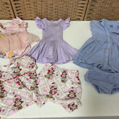 Baby girls bulk clothes Designer Country Road Peter Alexander Ralph Lauren PJ Dress Jumpsuit Dress Kids Size Newborn-6 Months 