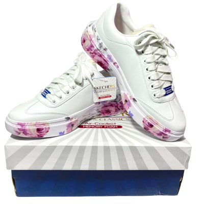 Skechers Cordova Classic Floral Trainers Size 10 