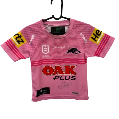 NRL Penrith Panthers Kids shirt-Signed!