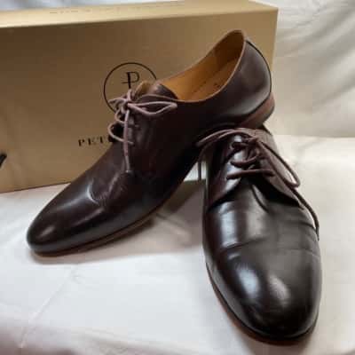 Peter Jackson Mens  Size 10 Dress shoes Brown 