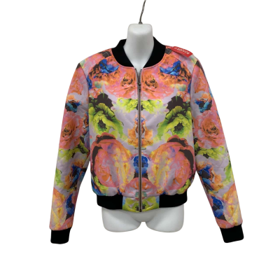 Finders Keepers Womens  Size M Bomber Jacket Floral 